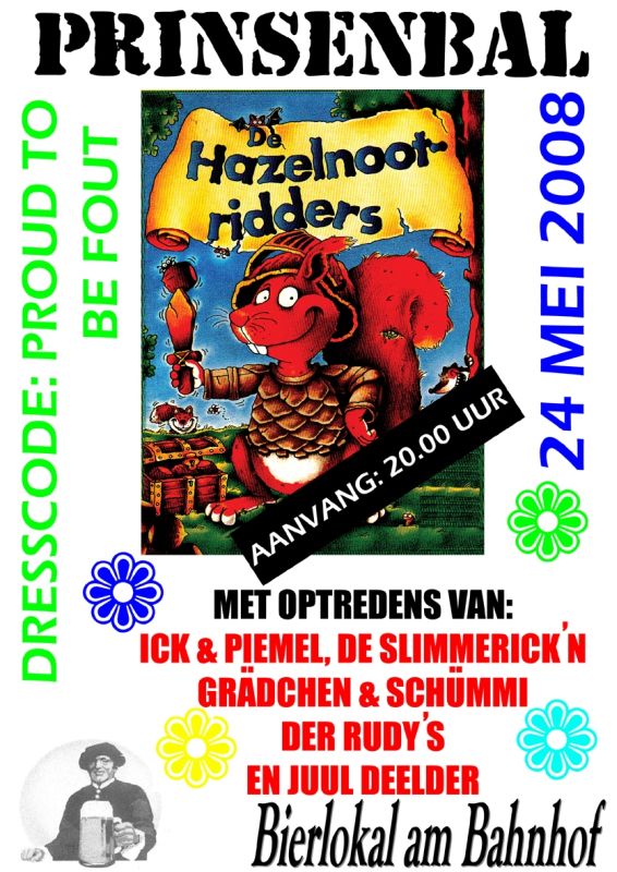 Prinsenbal Hazelnootridders Keunefeesten fienpreuvers carnaval 